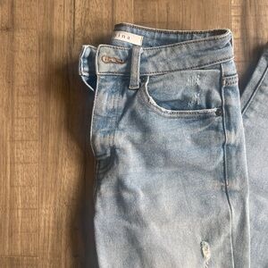 Eunina straight leg super high rise jeans, size 0
